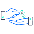 Computers with tick icon